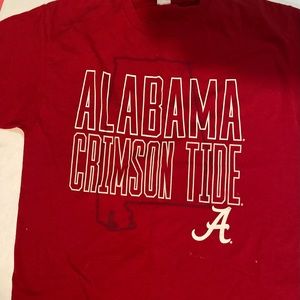 Alabama Crimson’s tide Red and white T-shirt❤️🤍🐘